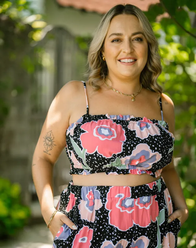 Bralette Top - Floral sold by Freez