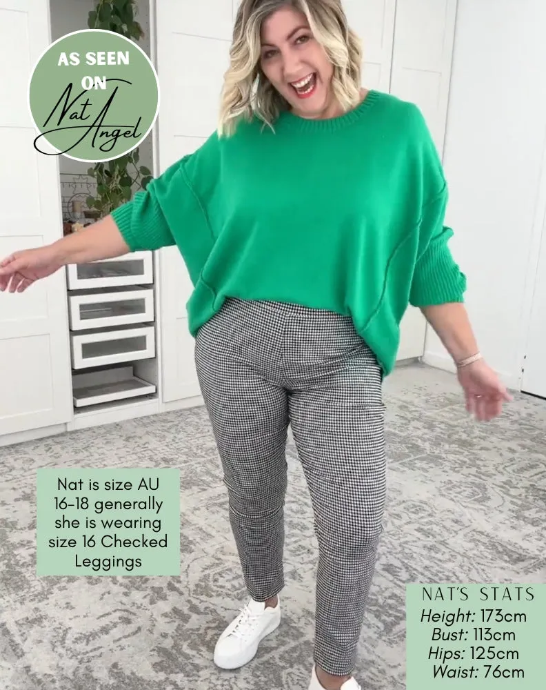 Checked Leggings sold by Freez product image thumbnail 4