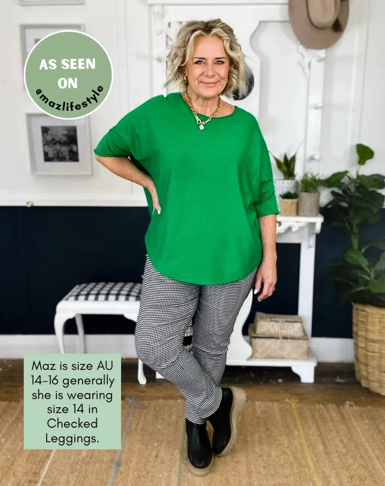 Checked Leggings sold by Freez product image thumbnail 2