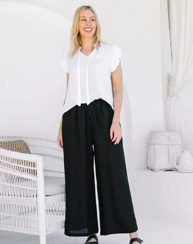 Sadie Pants - Black sold by Freez