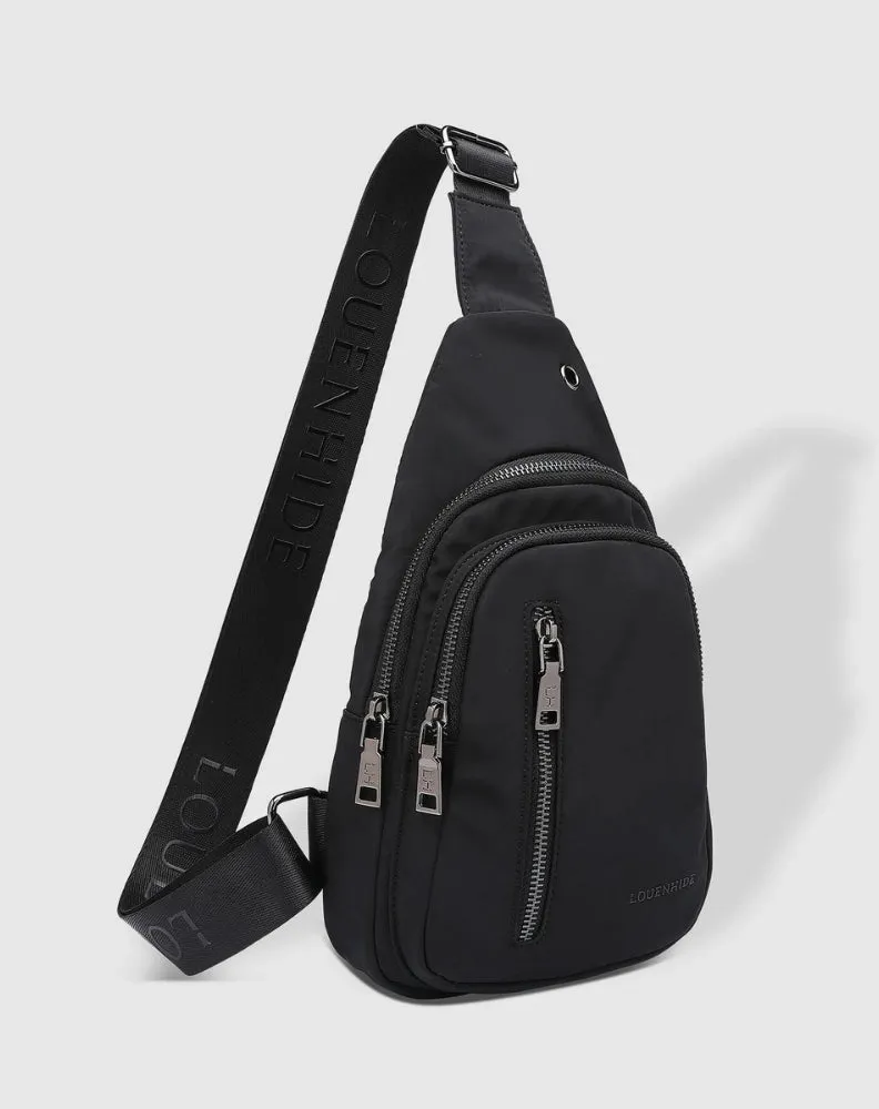 Boyd Nylon Sling Bag - Black sold by Freez
