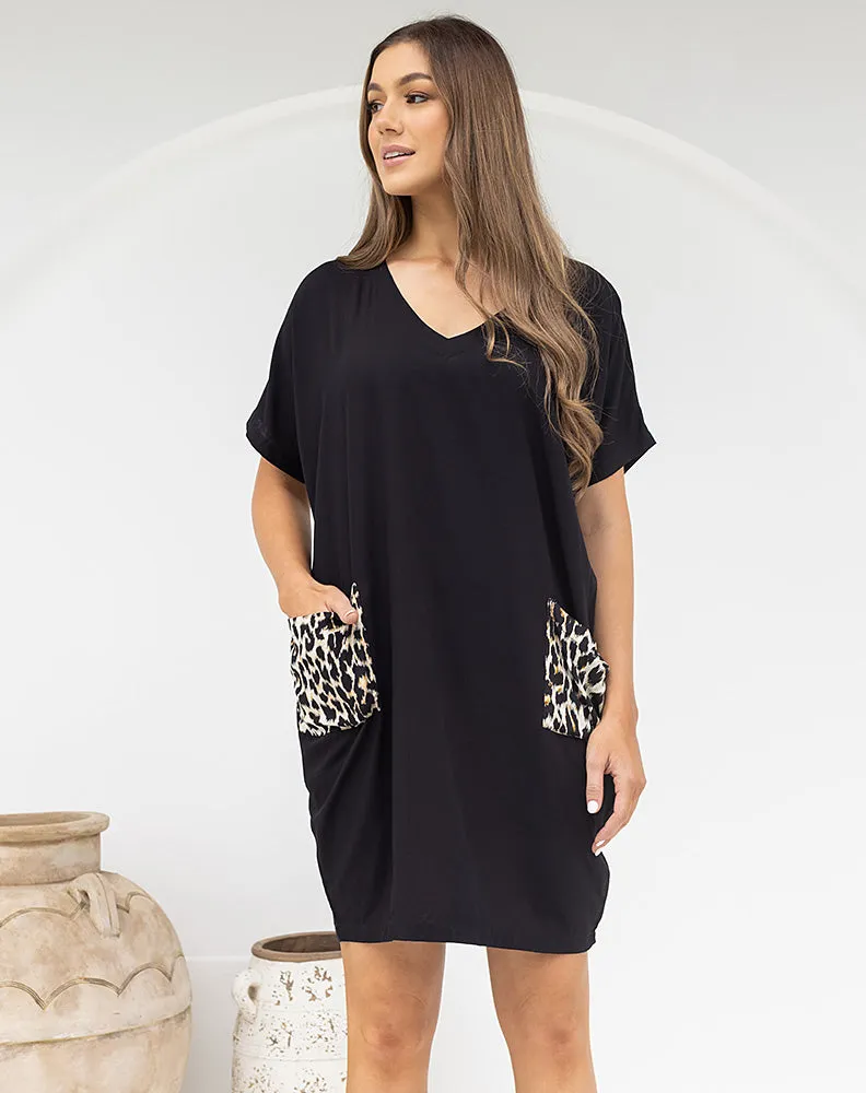 Contrast Pocket Dress sold by Freez product image thumbnail 5