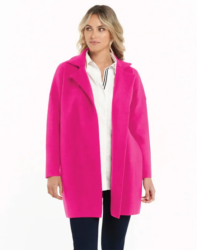 Bristol Coatigan - Berry sold by Freez