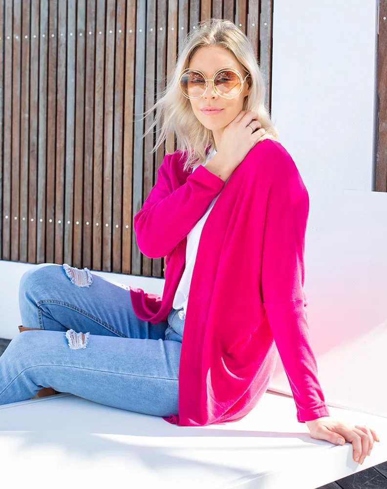 Circle Cardi -Hot Pink sold by Freez product image thumbnail 4