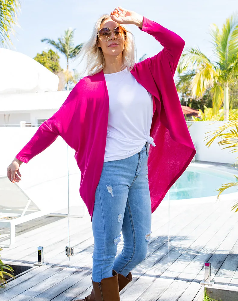 Circle Cardi -Hot Pink sold by Freez product image thumbnail 5