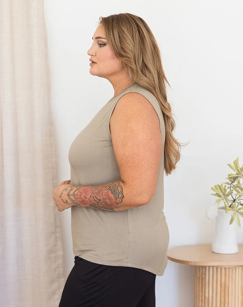 Taylor Tank - Sage sold by Freez product image thumbnail 5