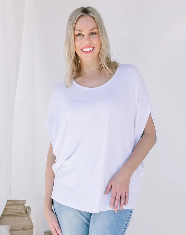 Batwing Tee - White sold by Freez product image thumbnail 2