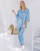 Boho Top - Blue/Floral sold by Freez