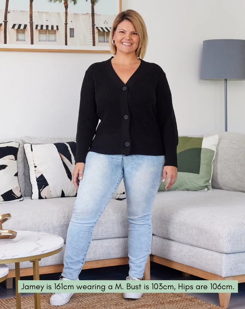 Kayla Cardi - Black sold by Freez product image thumbnail 3