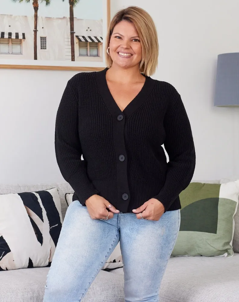 Kayla Cardi - Black sold by Freez product image thumbnail 4