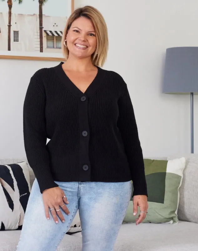 Kayla Cardi - Black sold by Freez