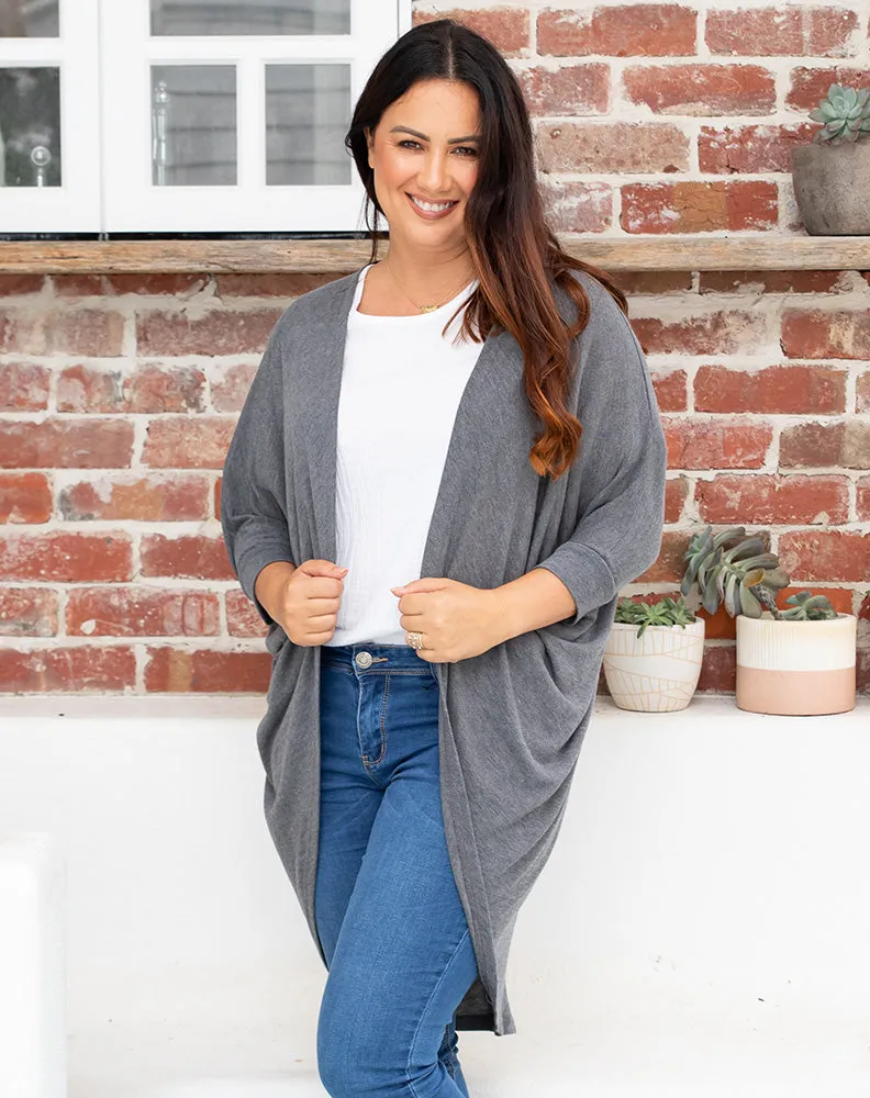 Festival Shrug -Charcoal sold by Freez product image thumbnail 2