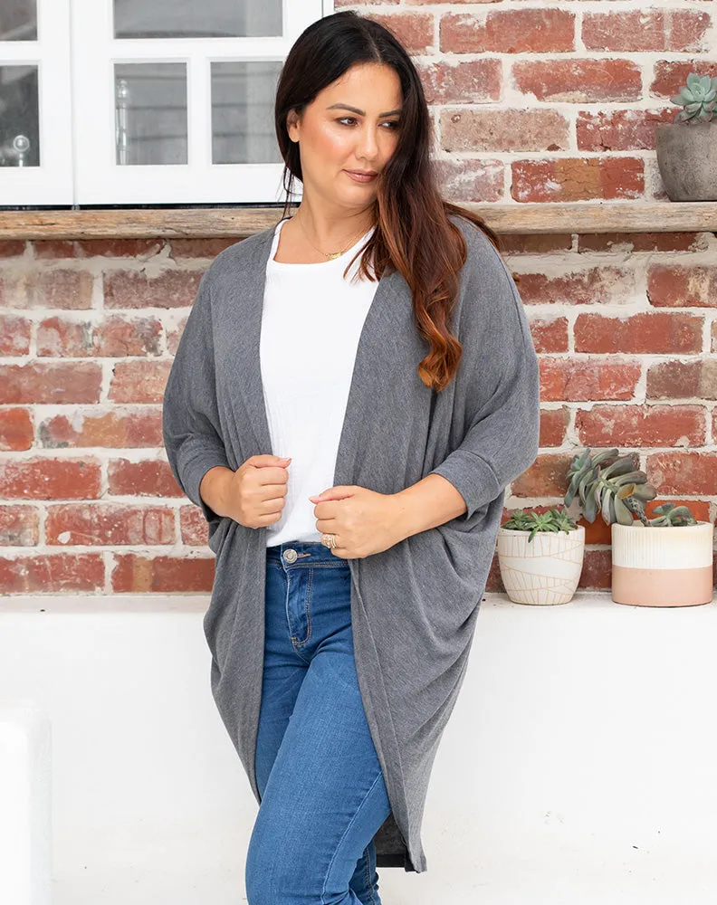 Festival Shrug -Charcoal sold by Freez product image thumbnail 5