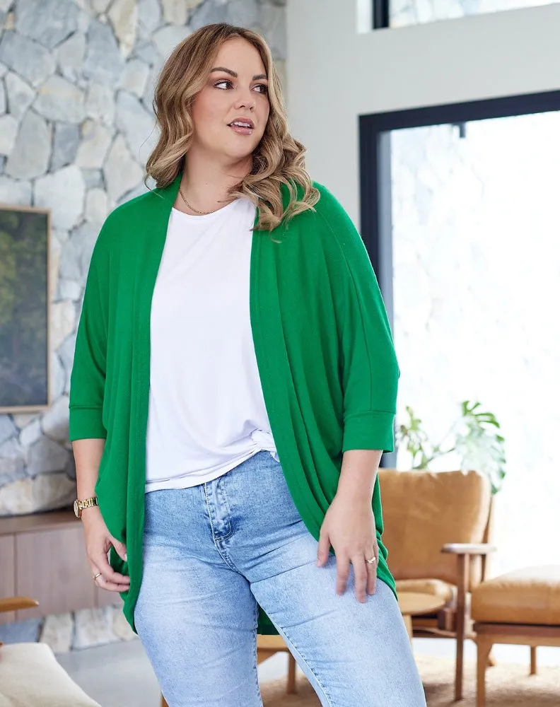 Festival Shrug -Emerald sold by Freez product image thumbnail 5