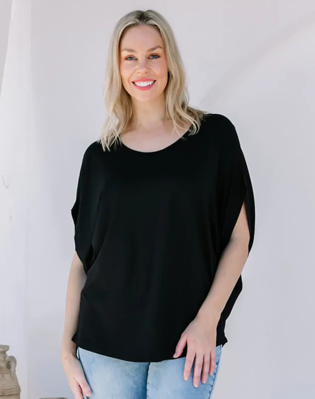 Batwing Tee - Black sold by Freez