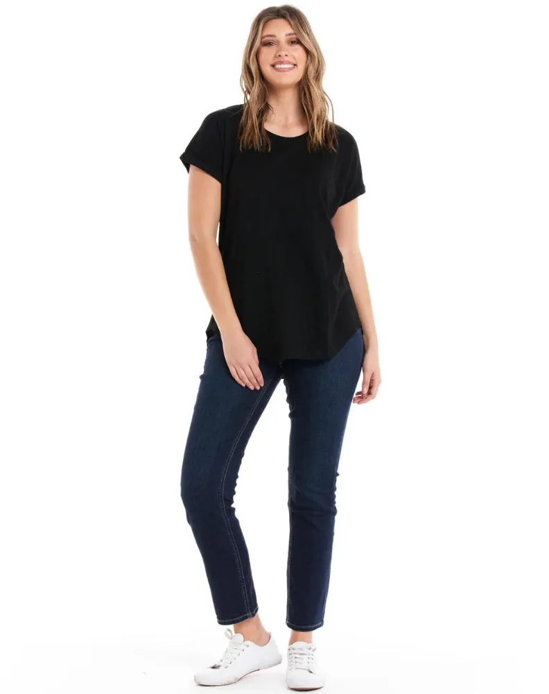 Hailey Short Sleeve Tee - Black sold by Freez product image thumbnail 2