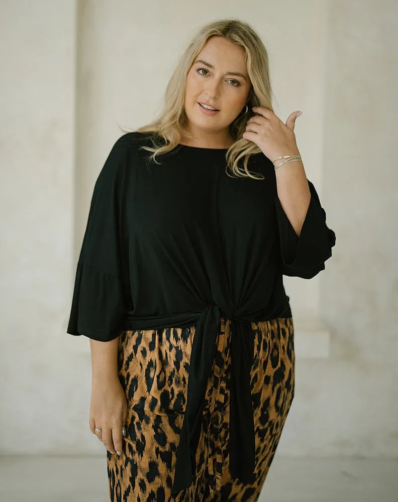 Harper Top - Black sold by Freez