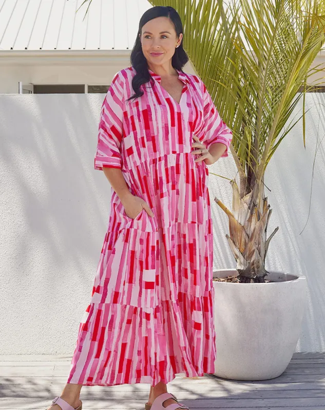 Asha Maxi - Pink/Line sold by Freez