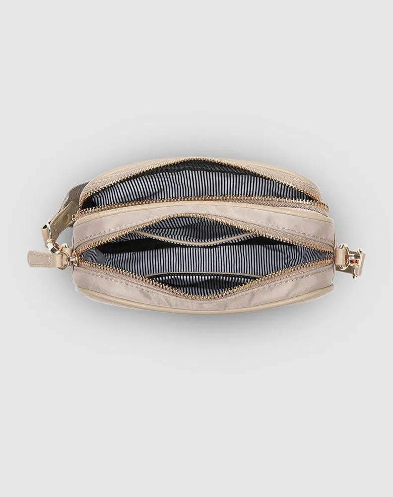 Cali Nylon Crossbody Bag - Beige sold by Freez product image thumbnail 5