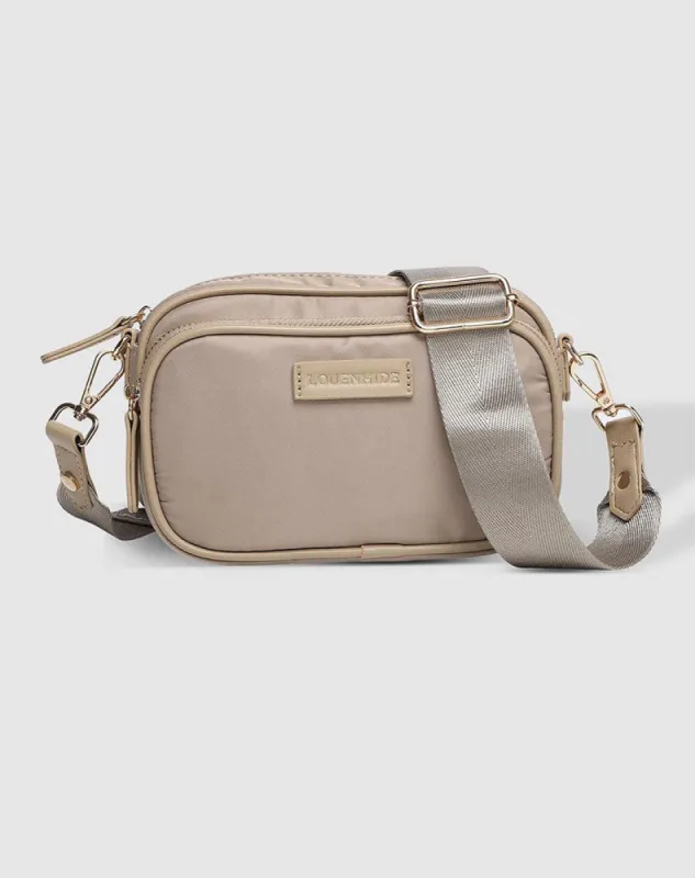 Cali Nylon Crossbody Bag - Beige sold by Freez