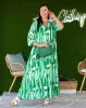Asha Maxi - Green/Line sold by Freez