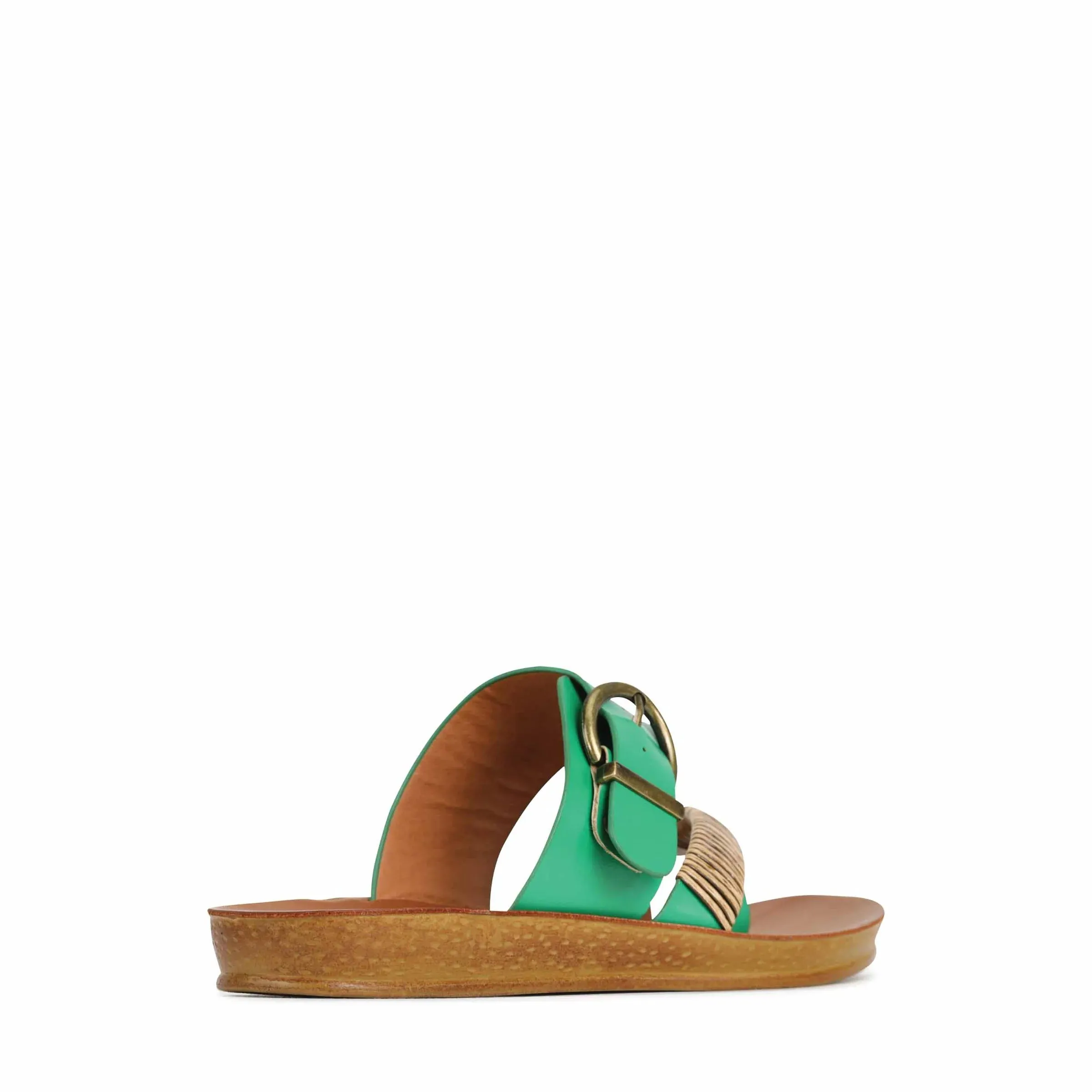 Bria Slip-on Sandals - Emerald sold by Freez product image thumbnail 4