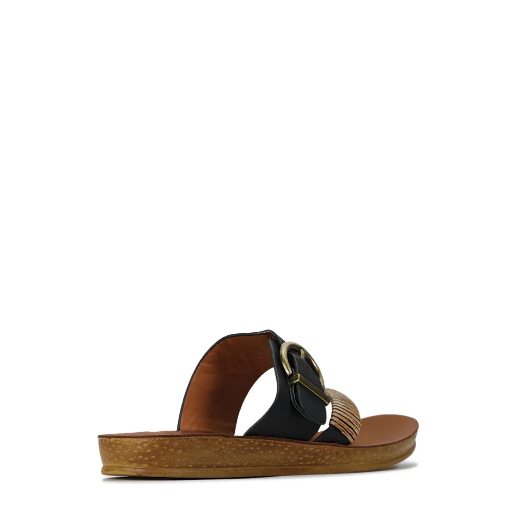 Bria Slip-on Sandals - Black sold by Freez product image thumbnail 4