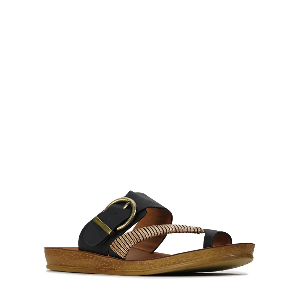 Bria Slip-on Sandals - Black sold by Freez product image thumbnail 2
