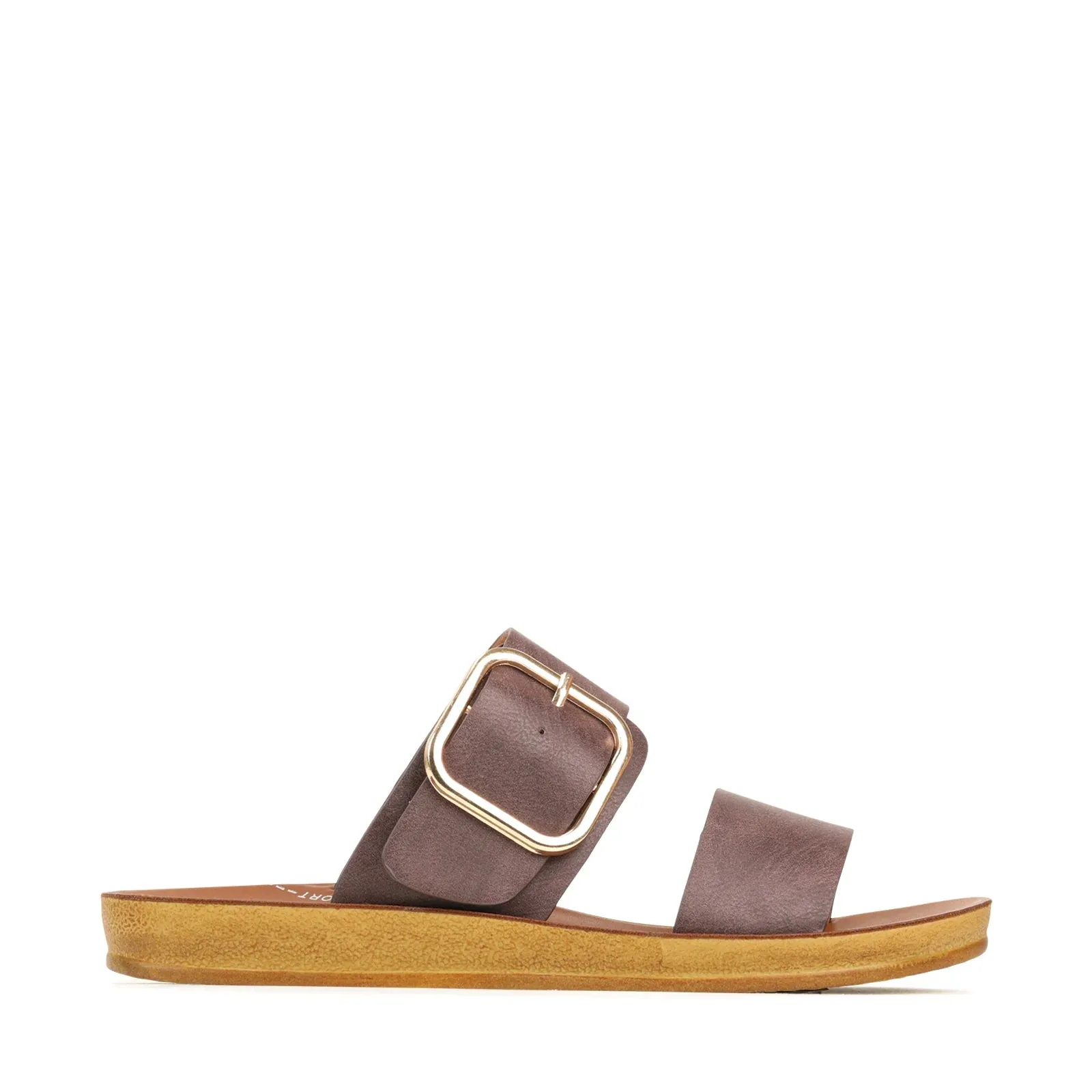 Doti Slip-on Sandals - Mocha sold by Freez