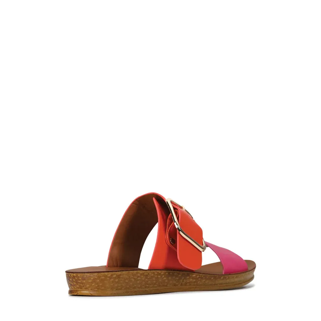 Doti Slip-on Sandals - Pink/Orange sold by Freez product image thumbnail 5