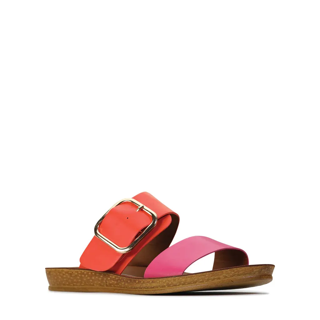 Doti Slip-on Sandals - Pink/Orange sold by Freez product image thumbnail 2