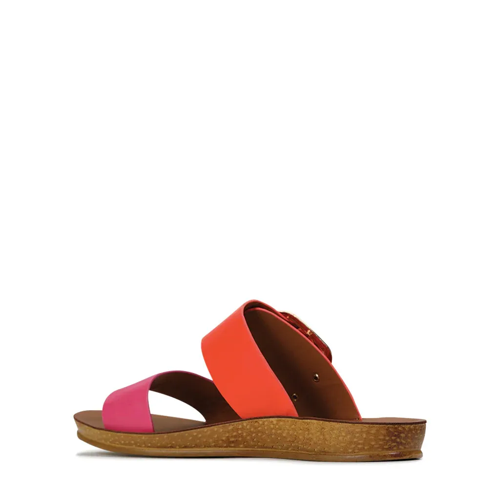 Doti Slip-on Sandals - Pink/Orange sold by Freez product image thumbnail 4