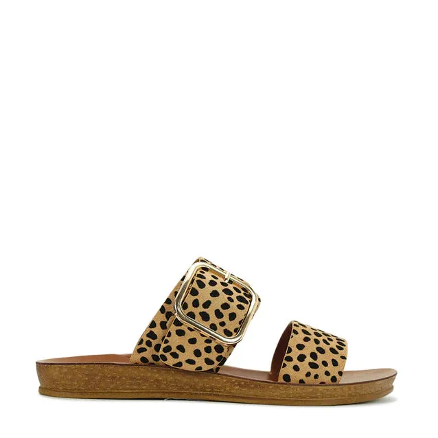 Doti Slip-on Sandals - Cheetah sold by Freez