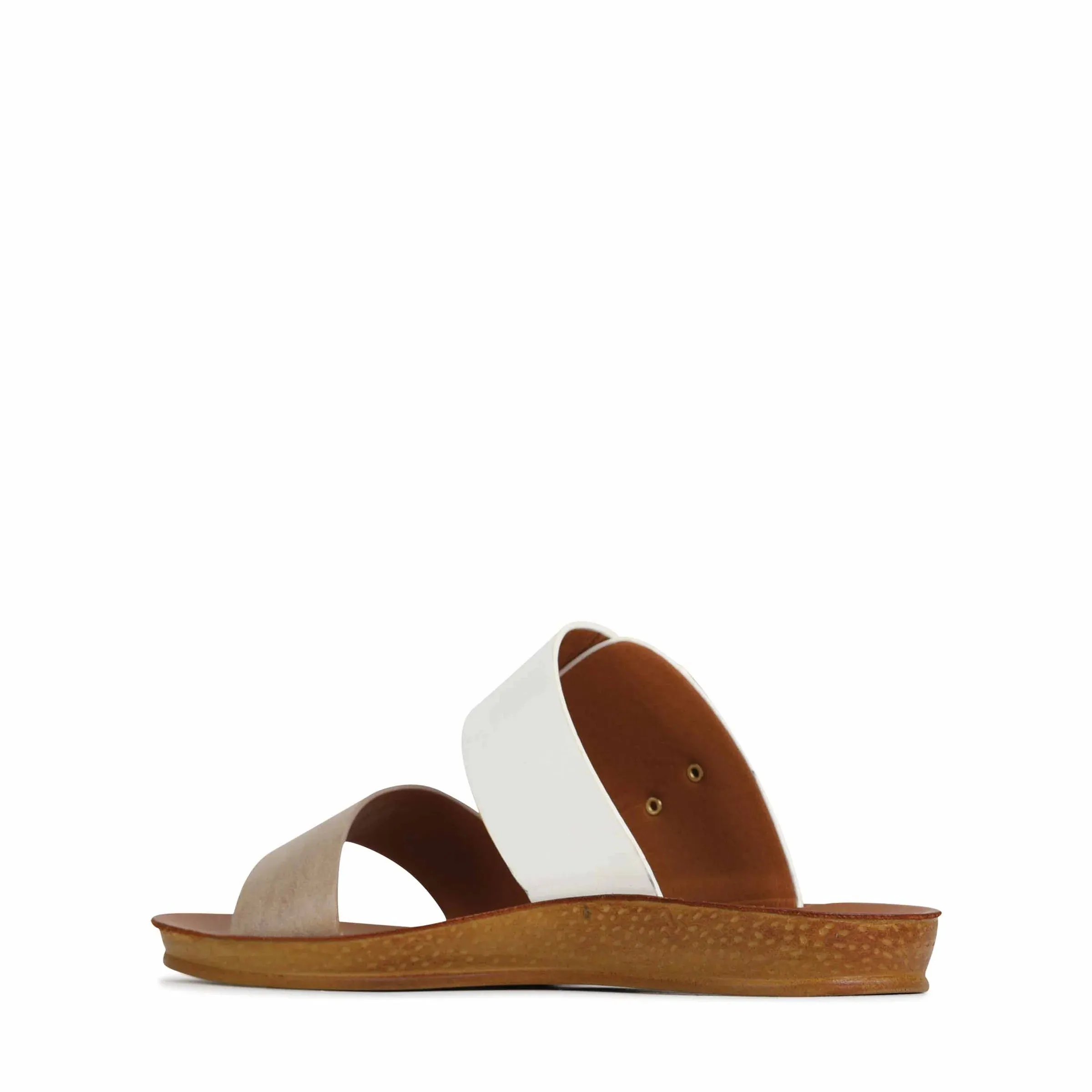 Doti Slip-on Sandals - Taupe/White sold by Freez product image thumbnail 3