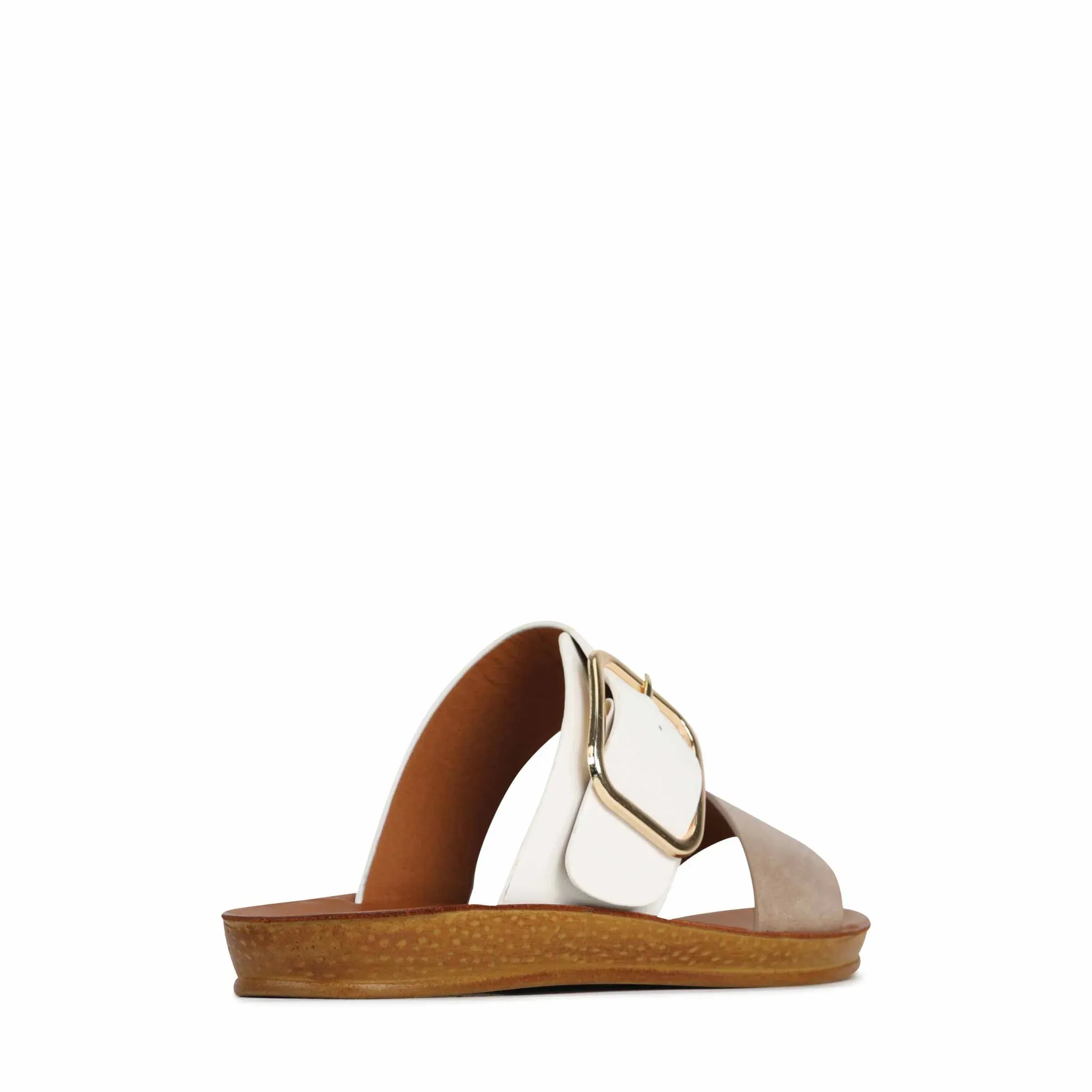 Doti Slip-on Sandals - Taupe/White sold by Freez product image thumbnail 4