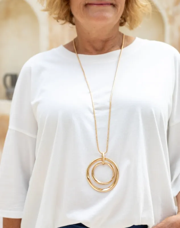 Mabel Necklace - Gold sold by Freez