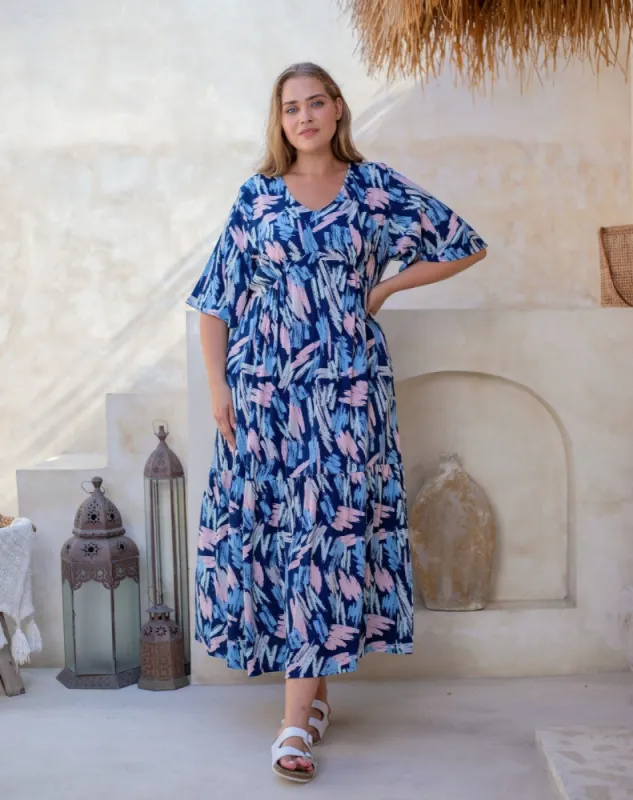 Samantha Dress - Ocean Blush sold by Freez