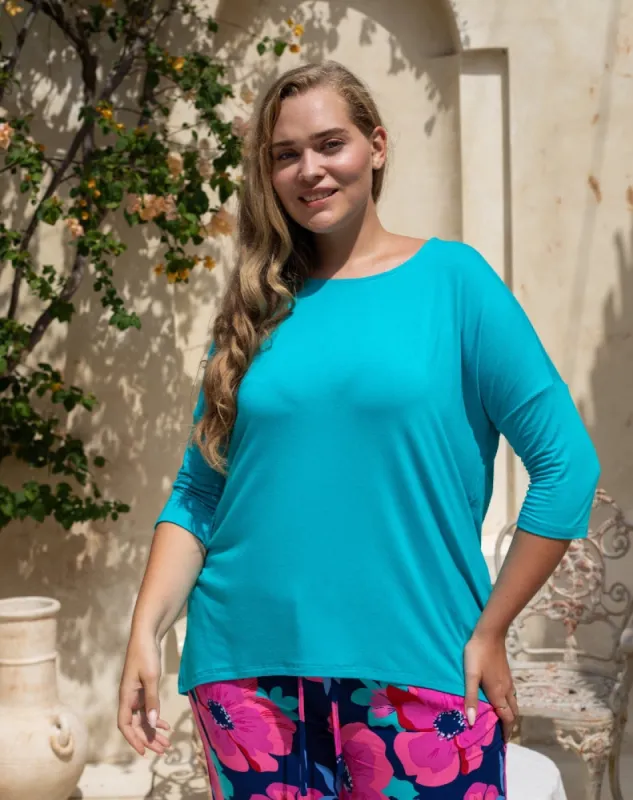 Spring Tee - Aqua sold by Freez