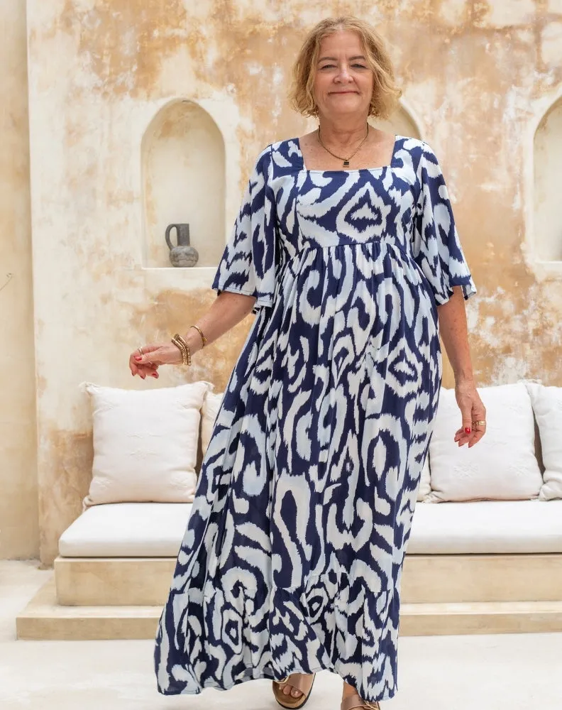 Kalani Dress - Indigo Reef sold by Freez product image thumbnail 2