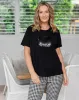 Square Sequin Tee - Black sold by Freez