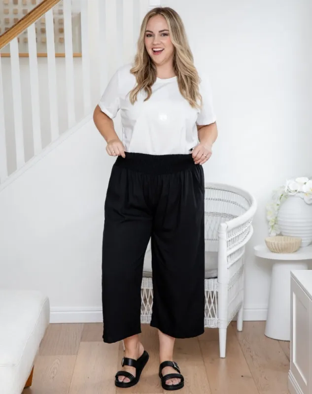 Iluka Pants - Black sold by Freez