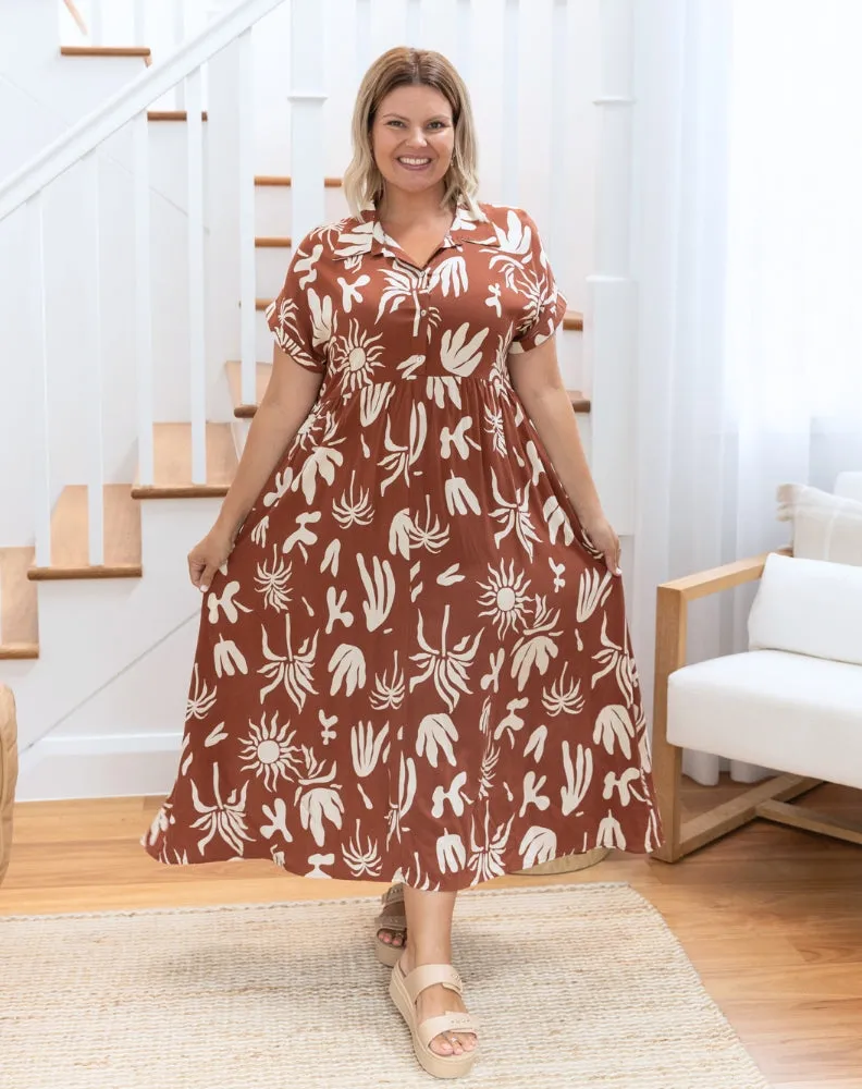 Elsie Dress - Tan sold by Freez product image thumbnail 2