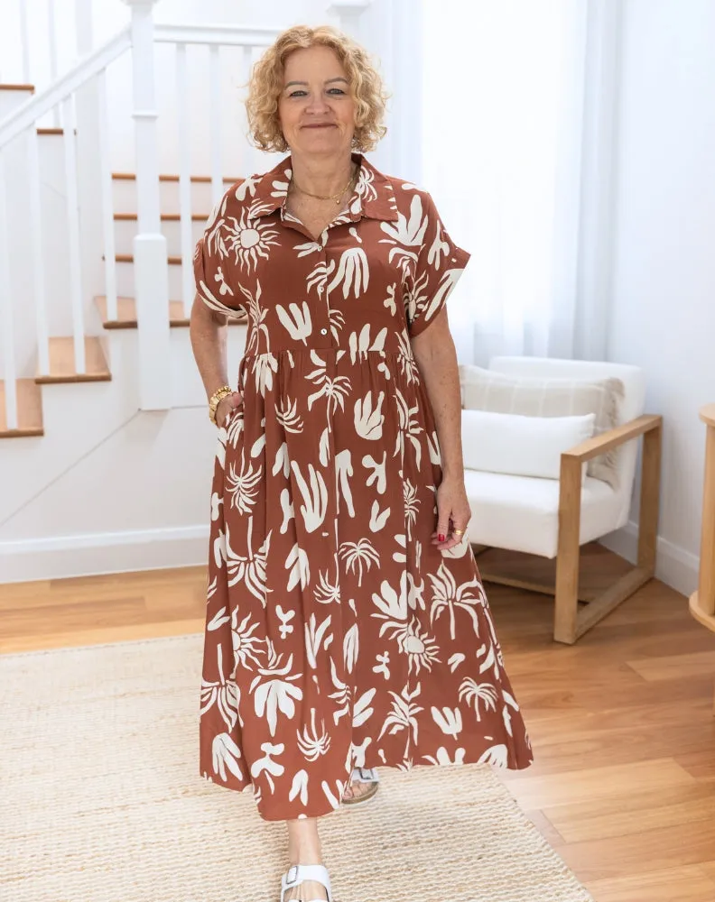 Elsie Dress - Tan sold by Freez product image thumbnail 4