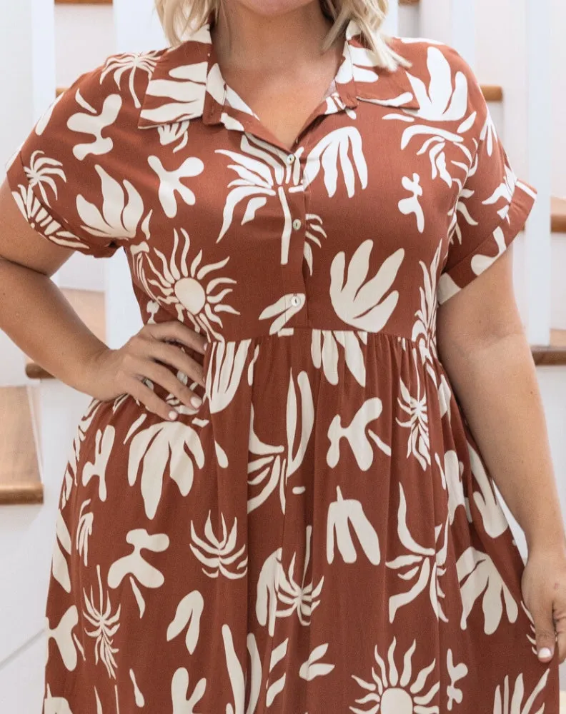 Elsie Dress - Tan sold by Freez product image thumbnail 3