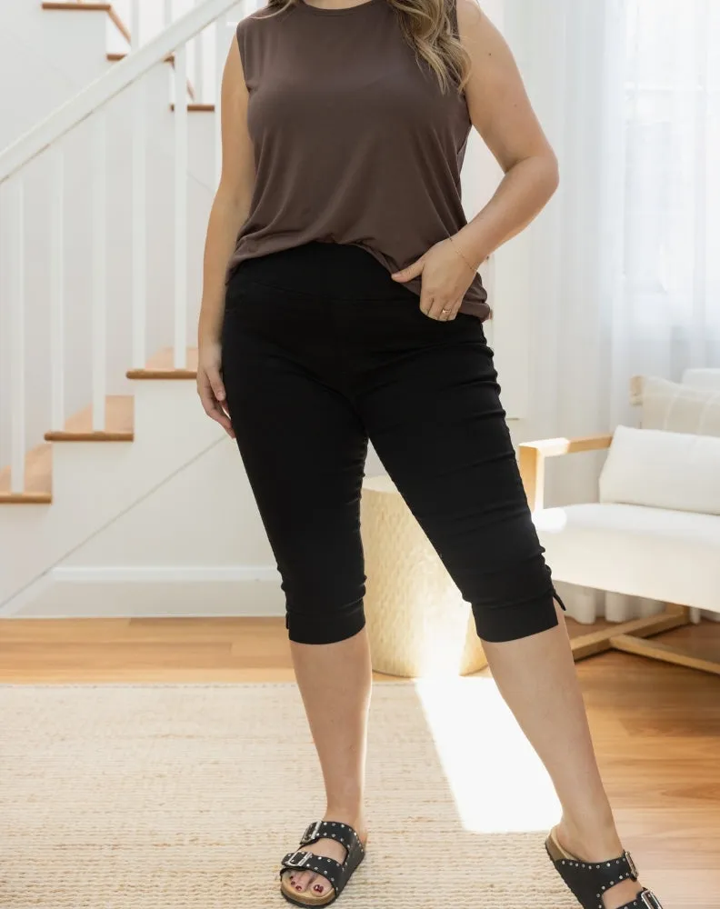 Slip On Capri - Black sold by Freez product image thumbnail 5