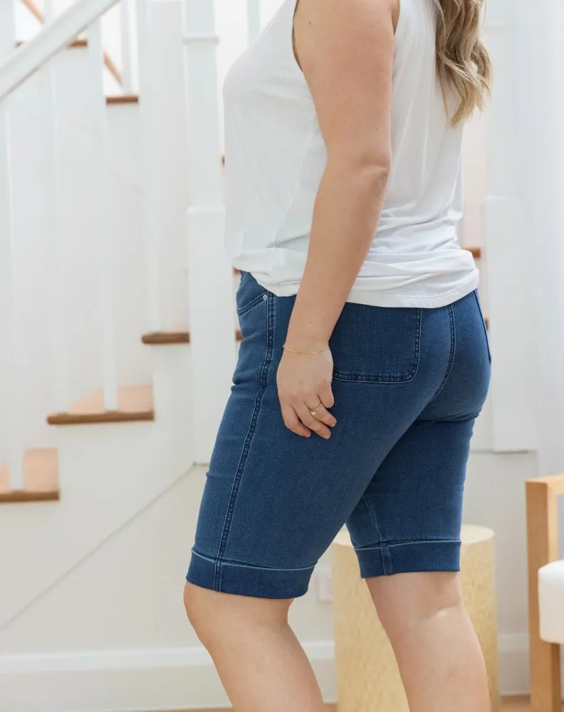 Ash Stretch Denim Short - Denim sold by Freez product image thumbnail 2