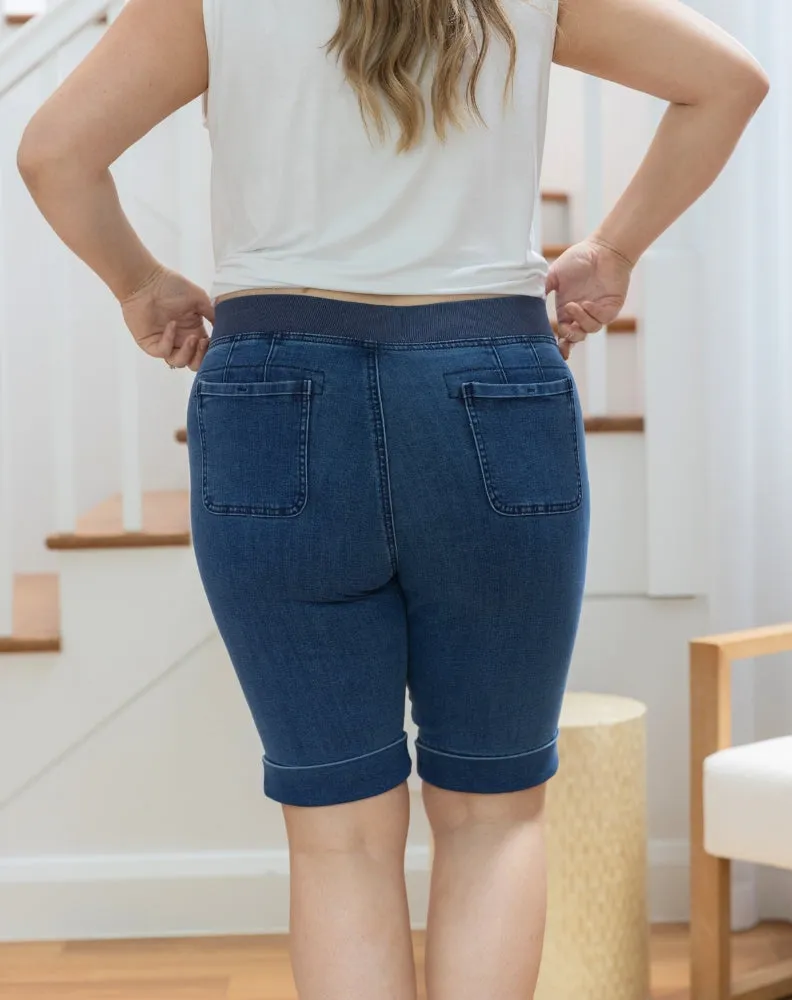 Ash Stretch Denim Short - Denim sold by Freez product image thumbnail 4