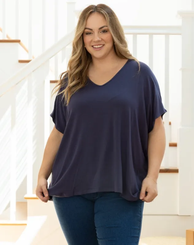 Tori Top - Navy sold by Freez