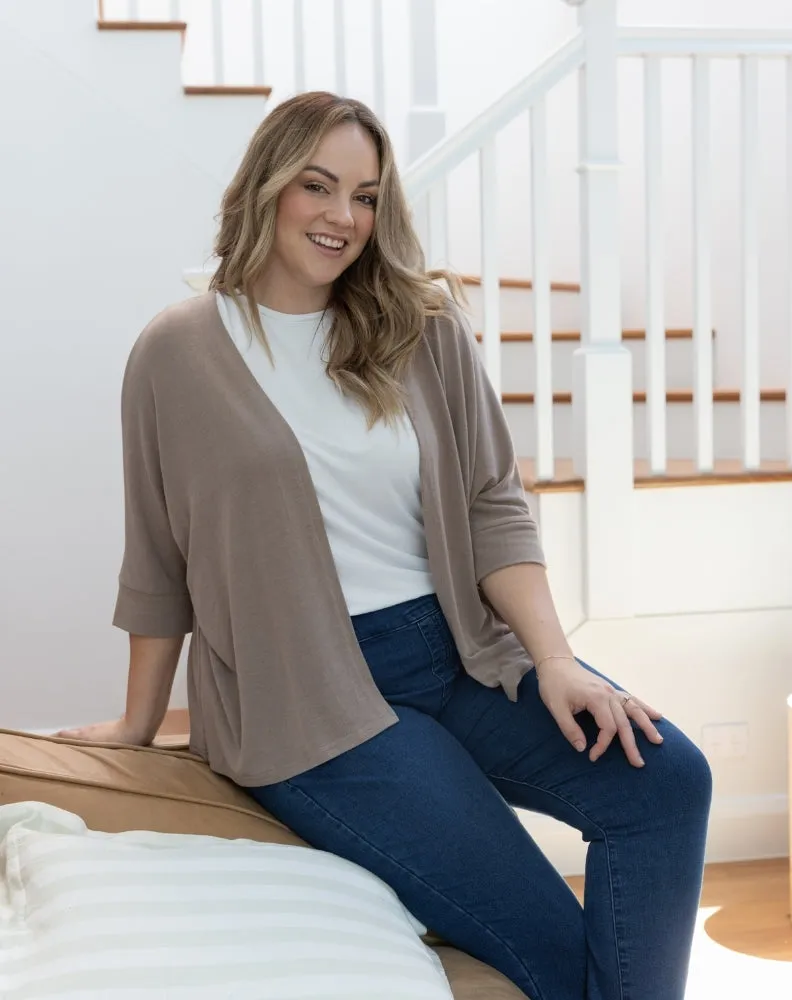 Slouch Shrug - Beige sold by Freez product image thumbnail 3