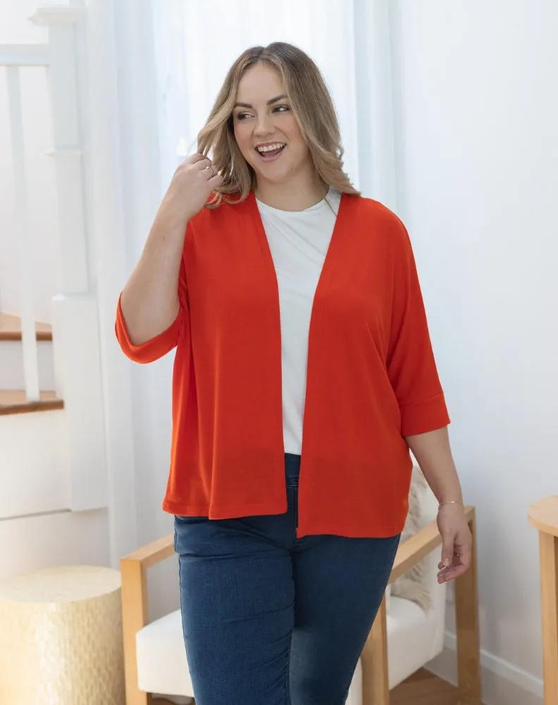 Slouch Shrug - Red sold by Freez